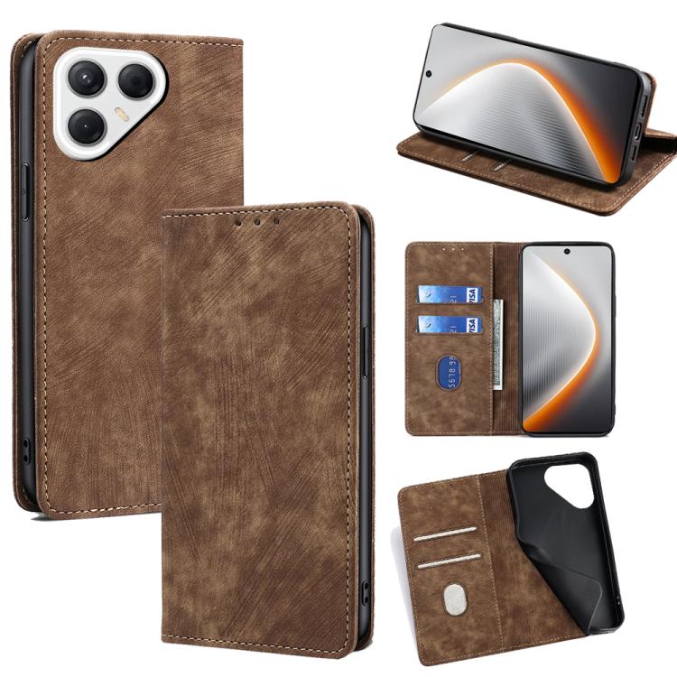 Custodia in pelle magnetica per Tecno Pova 7 Pro