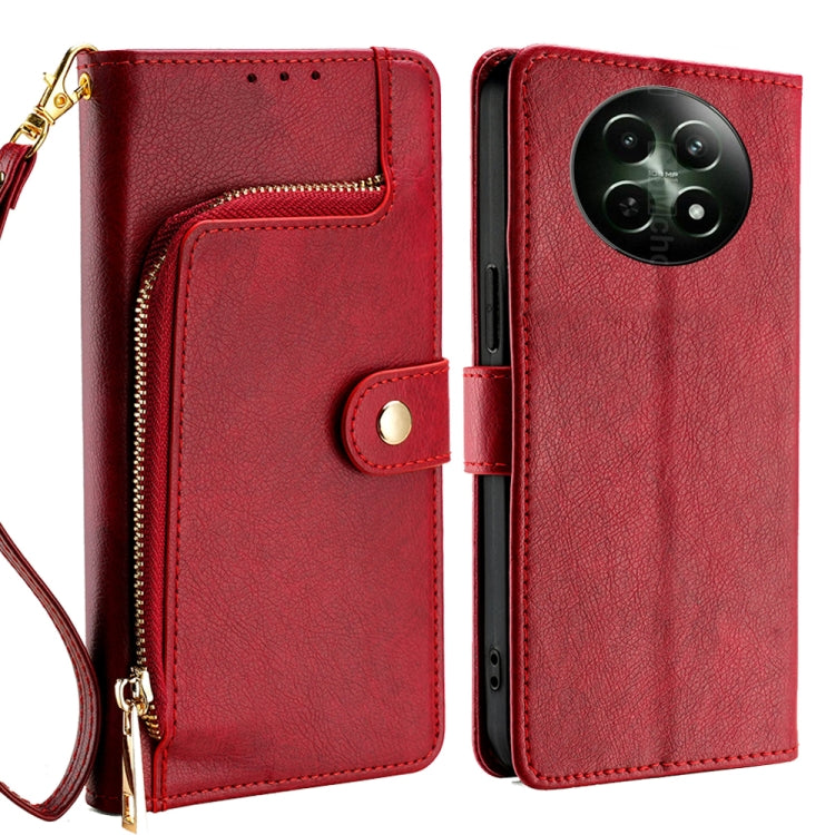 Custodia in pelle con cerniera per Realme C75 4G e 14x 5G