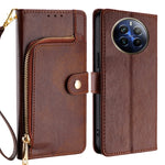 Custodia in pelle con cerniera per Realme C75 4G e 14x 5G