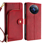 Custodia in pelle con cerniera per Realme C75 4G e 14x 5G