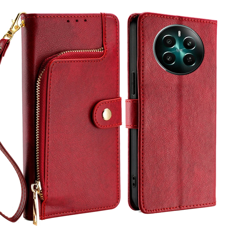 Custodia in pelle con cerniera per Realme C75 4G e 14x 5G