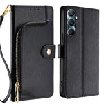 Custodia in pelle con cerniera per Realme GT5 Pro e 11