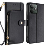 Custodia in pelle con cerniera per Realme C75 4G e 14x 5G
