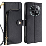 Custodia in pelle con cerniera per Realme C75 4G e 14x 5G