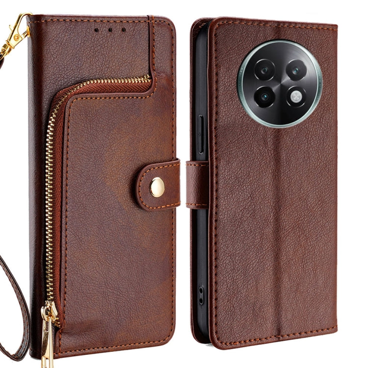 Custodia in pelle con cerniera per Realme C75 4G e 14x 5G