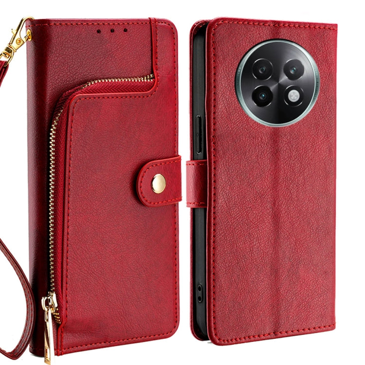 Custodia in pelle con cerniera per Realme C75 4G e 14x 5G