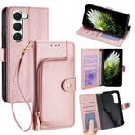 Custodia in pelle con cerniera per Tecno Spark 40 Pro+ 4G