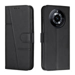 Custodia per telefono in pelle con fibbia in pelle di vitello cucita, For Realme 11 4G, For Realme 11 5G, For Realme C53/Narzo N53, For Realme 11