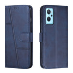 Custodia per telefono in pelle con fibbia in pelle di vitello cucita, For Realme 11 Pro/11 Pro+, For Realme C65 4G, For Realme 9i 5G/V20 5G/V30t/V30, For Realme C55