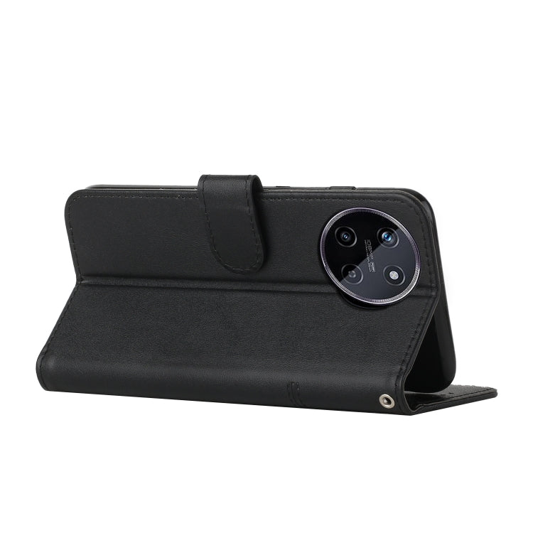 Custodia per telefono in pelle con fibbia in pelle di vitello cucita, For Realme 11 4G, For Realme 11 5G, For Realme C53/Narzo N53, For Realme 11