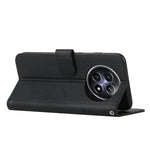 Custodia per telefono in pelle con fibbia in pelle di vitello cucita, For Realme 12, For Realme 12+, For Realme 12 Pro+, For Realme C67 4G Global