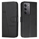 Custodia per telefono in pelle con fibbia in pelle di vitello cucita, For Realme 14 Pro+, For Realme 14 Pro, For Realme C75 / V60 Pro, For Realme C63