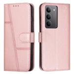 Custodia per telefono in pelle con fibbia in pelle di vitello cucita, For Realme 14 Pro+, For Realme 14 Pro, For Realme C75 / V60 Pro, For Realme C63