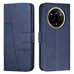 Custodia per telefono in pelle con fibbia in pelle di vitello cucita, For Realme 14 Pro+, For Realme 14 Pro, For Realme C75 / V60 Pro, For Realme C63