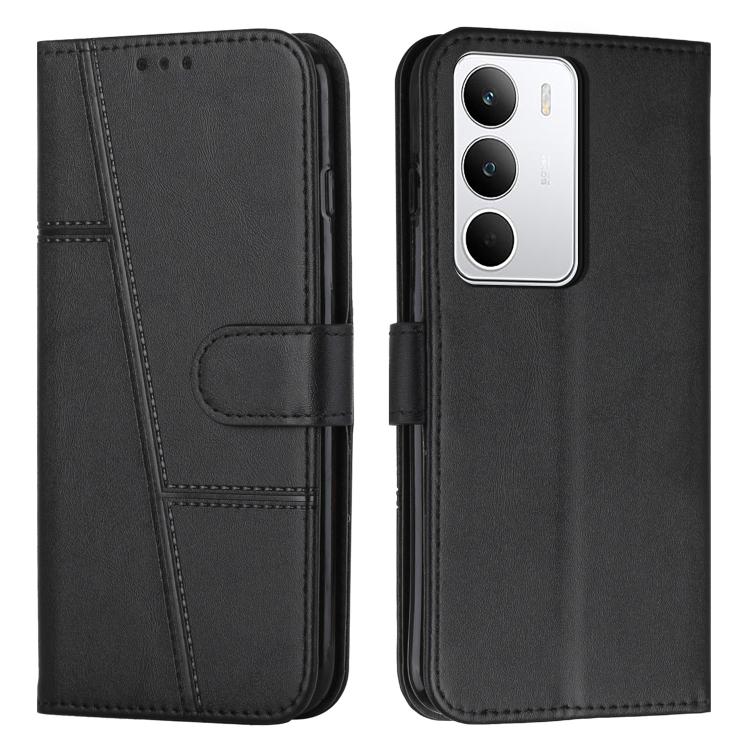 Custodia per telefono in pelle con fibbia in pelle di vitello cucita, For Realme Narzo 80 Lite 4G, For Realme 15 / 15 Pro, For Realme C71 4G, For Realme 14 / P3 5G / 14T 5G