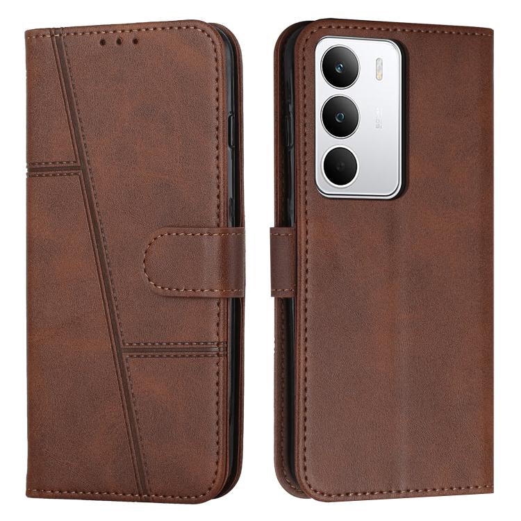Custodia per telefono in pelle con fibbia in pelle di vitello cucita, For Realme Narzo 80 Lite 4G, For Realme 15 / 15 Pro, For Realme C71 4G, For Realme 14 / P3 5G / 14T 5G
