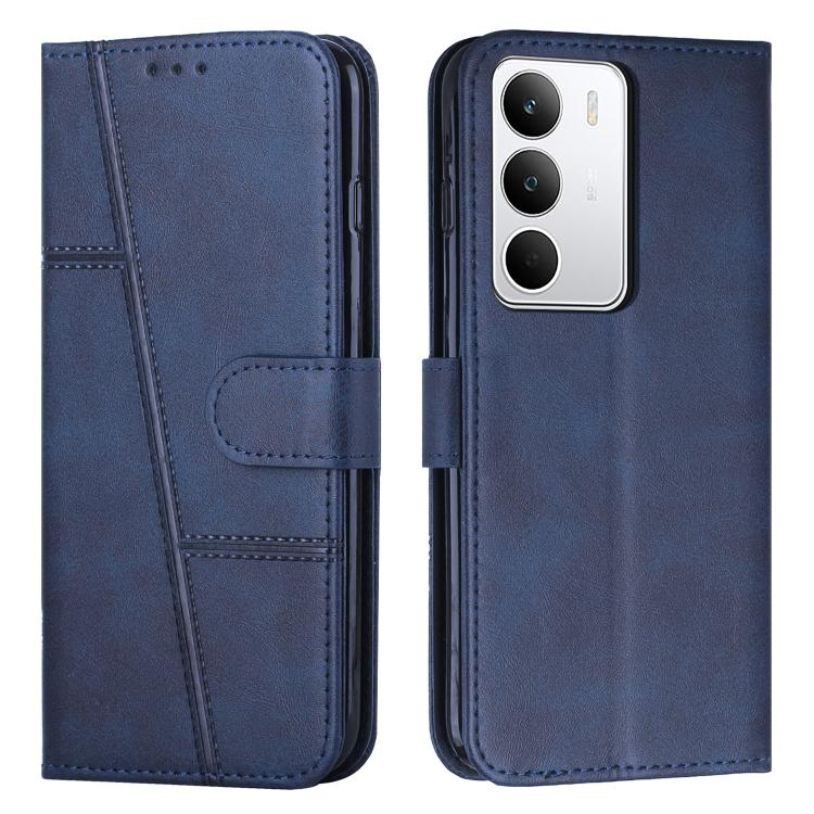 Custodia per telefono in pelle con fibbia in pelle di vitello cucita, For Realme Narzo 80 Lite 4G, For Realme 15 / 15 Pro, For Realme C71 4G, For Realme 14 / P3 5G / 14T 5G