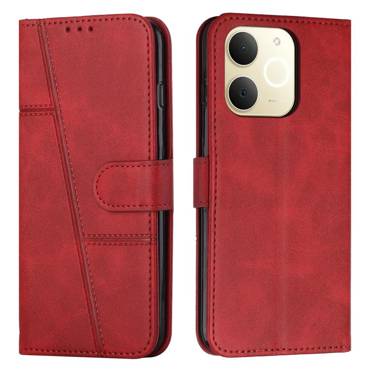Custodia per telefono in pelle con fibbia in pelle di vitello cucita, For Realme Narzo 80 Lite 4G, For Realme 15 / 15 Pro, For Realme C71 4G, For Realme 14 / P3 5G / 14T 5G