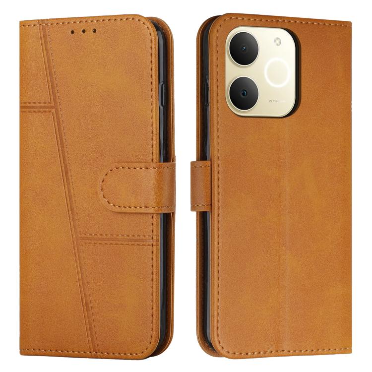 Custodia per telefono in pelle con fibbia in pelle di vitello cucita, For Realme Narzo 80 Lite 4G, For Realme 15 / 15 Pro, For Realme C71 4G, For Realme 14 / P3 5G / 14T 5G