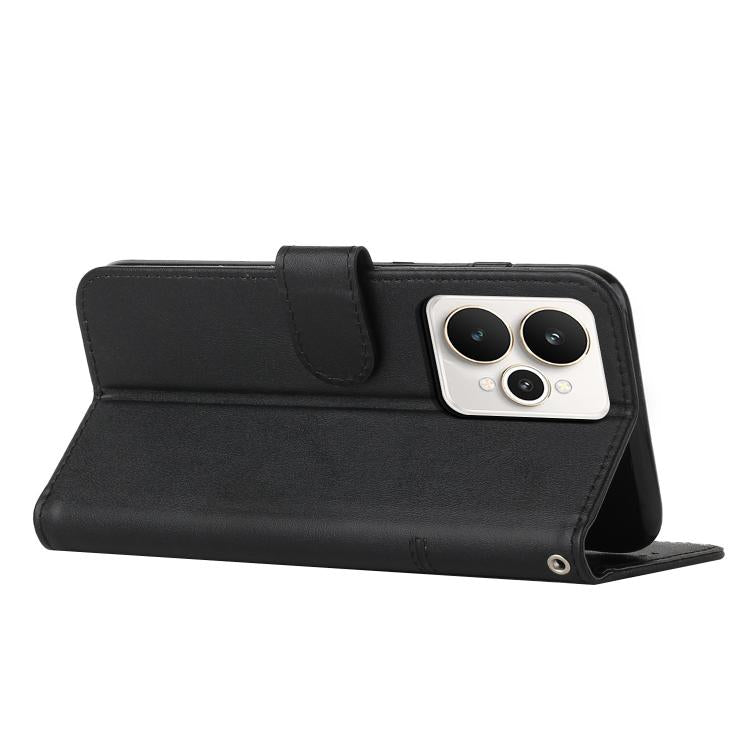 Custodia per telefono in pelle con fibbia in pelle di vitello cucita, For Realme Narzo 80 Lite 4G, For Realme 15 / 15 Pro, For Realme C71 4G, For Realme 14 / P3 5G / 14T 5G