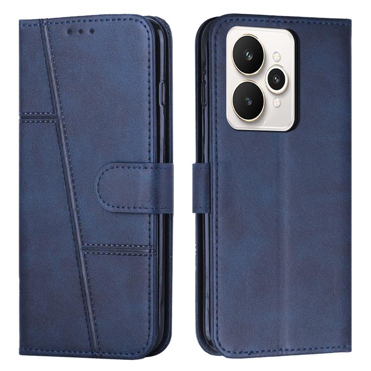 Custodia per telefono in pelle con fibbia in pelle di vitello cucita, For Realme Narzo 80 Lite 4G, For Realme 15 / 15 Pro, For Realme C71 4G, For Realme 14 / P3 5G / 14T 5G