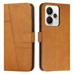 Custodia per telefono in pelle con fibbia in pelle di vitello cucita, For Realme Narzo 80 Lite 4G, For Realme 15 / 15 Pro, For Realme C71 4G, For Realme 14 / P3 5G / 14T 5G