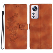 Custodia per telefono in pelle con motivo a farfalla in rilievo, For Xiaomi 12 Pro, For Xiaomi Redmi A1, For Xiaomi Redmi Note 11 Pro 5G Global, For Xiaomi 12 Lite