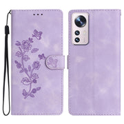 Custodia per telefono in pelle con motivo a farfalla in rilievo, For Xiaomi 12 Pro, For Xiaomi Redmi A1, For Xiaomi Redmi Note 11 Pro 5G Global, For Xiaomi 12 Lite
