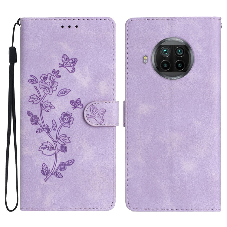 Custodia portafoglio in pelle con motivo farfalla per Xiaomi Redm