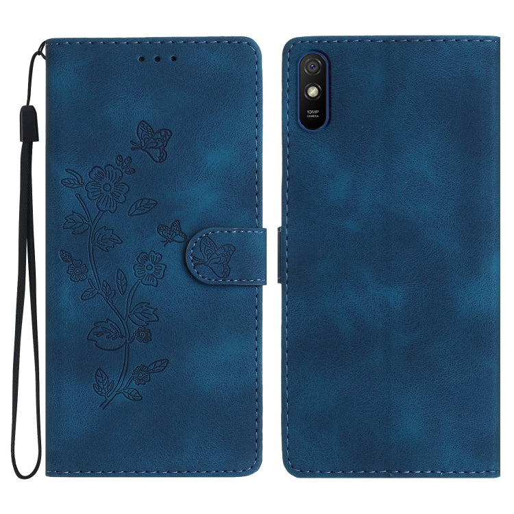 Custodia portafoglio in pelle con motivo farfalla per Xiaomi Redm