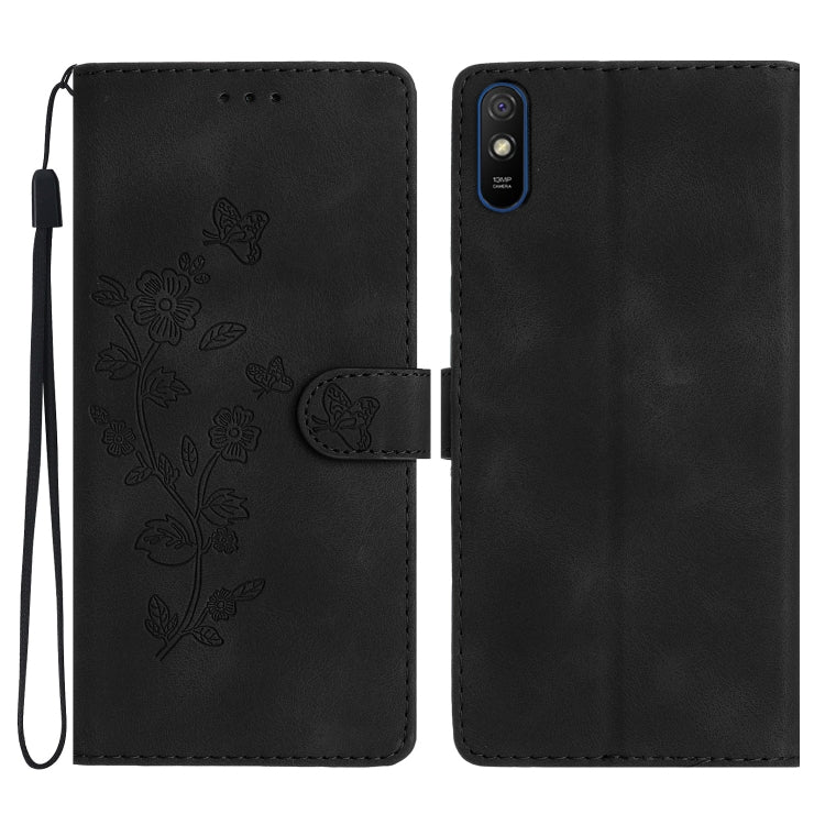 Custodia portafoglio in pelle con motivo farfalla per Xiaomi Redm