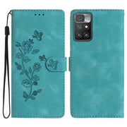 Custodia per telefono in pelle con motivo a farfalla in rilievo, For Xiaomi Redmi 10, For Xiaomi Mi 11 Lite, For Xiaomi Mi 11 Ultra, For Xiaomi Mi 11 Pro