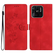 Custodia per telefono in pelle con motivo a farfalla in rilievo, For Xiaomi Redmi 10C, For Xiaomi Redmi Note 11 4G Global / Note 11S, For Xiaomi Redmi 10 2022, For Xiaomi 11T / 11T Pro