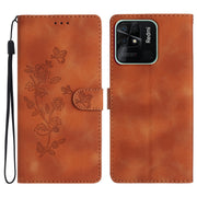Custodia per telefono in pelle con motivo a farfalla in rilievo, For Xiaomi Redmi 10C, For Xiaomi Redmi Note 11 4G Global / Note 11S, For Xiaomi Redmi 10 2022, For Xiaomi 11T / 11T Pro