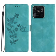 Custodia per telefono in pelle con motivo a farfalla in rilievo, For Xiaomi Redmi 10C, For Xiaomi Redmi Note 11 4G Global / Note 11S, For Xiaomi Redmi 10 2022, For Xiaomi 11T / 11T Pro