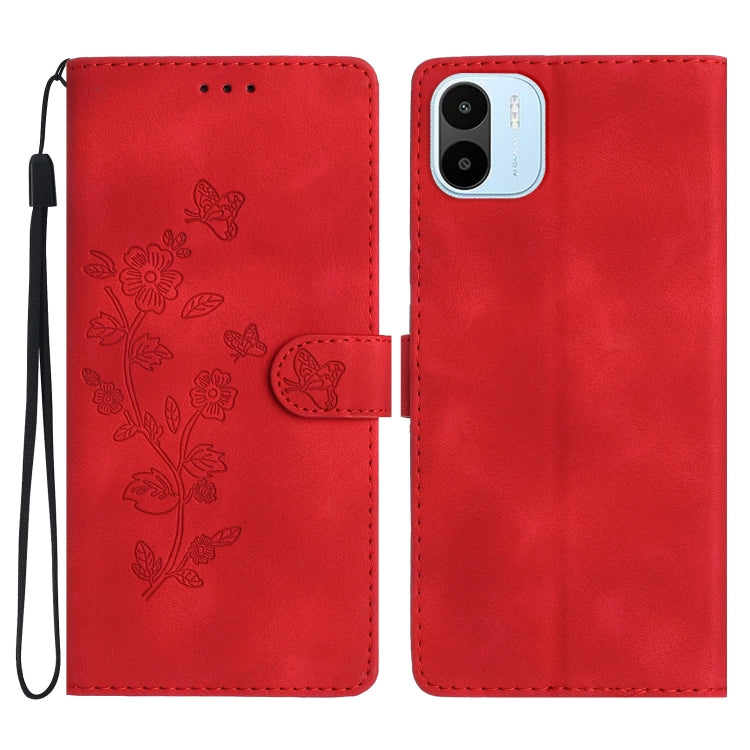 Custodia portafoglio in pelle con motivo farfalla per Xiaomi 12T