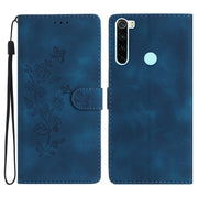 Custodia per telefono in pelle con motivo a farfalla in rilievo, For Xiaomi Redmi Note 8T
