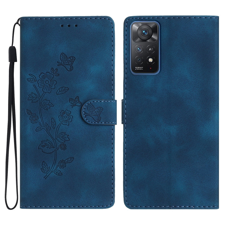 Custodia portafoglio in pelle con motivo farfalla per Xiaomi 12T