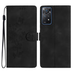 Custodia portafoglio in pelle con motivo farfalla per Xiaomi 12T