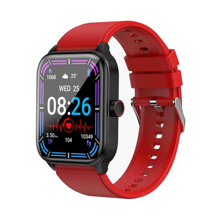 ET540 1,91 pollici IP67 Smart Watch con cinturino in silicone impermeabile, supporto ECG / misurazione non invasiva della glicemia, ET540 (Black), ET540 (Blue), ET540 (Red)