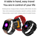 ET540 1,91 pollici IP67 Smart Watch con cinturino in silicone impermeabile, supporto ECG / misurazione non invasiva della glicemia, ET540 (Black), ET540 (Blue), ET540 (Red)
