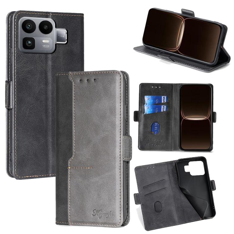 Custodia in pelle con fibbia laterale per Realme Neo8 5G