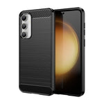 Custodia per telefono TPU in fibra di carbonio con trama spazzolata, For Samsung Galaxy A05, For Samsung Galaxy A25 5G, For Samsung Galaxy F54 5G, For Samsung Galaxy S23 FE