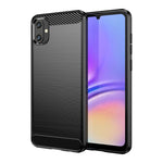 Custodia per telefono TPU in fibra di carbonio con trama spazzolata, For Samsung Galaxy A05, For Samsung Galaxy A25 5G, For Samsung Galaxy F54 5G, For Samsung Galaxy S23 FE