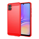 Custodia per telefono TPU in fibra di carbonio con trama spazzolata, For Samsung Galaxy A05, For Samsung Galaxy A25 5G, For Samsung Galaxy F54 5G, For Samsung Galaxy S23 FE