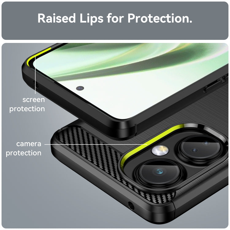 Custodia TPU fibra carbonio per OnePlus Nord CE3 Lite