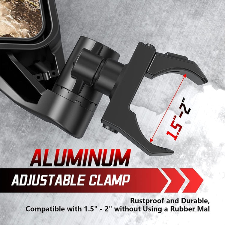 Per specchietto retrovisore per fuoristrada Can-Am BRP UTV Maverick X3, UTV-17 Original, UTV-17B Upgrade, UTV-17C With Light, UTV-17D, UTV-17D With Light