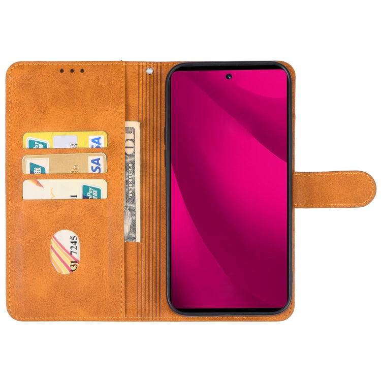 Custodia portafoglio in pelle per T-Mobile Revvl 7 Pro 5G
