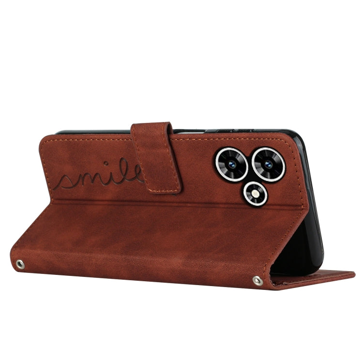 Custodia per telefono in pelle con motivo a cuore Skin Feel, For Infinix Hot 30, For Infinix Note 30 VIP