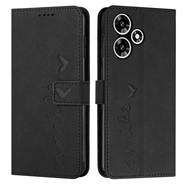 Custodia per telefono in pelle con motivo a cuore Skin Feel, For Infinix Hot 30, For Infinix Note 30 VIP